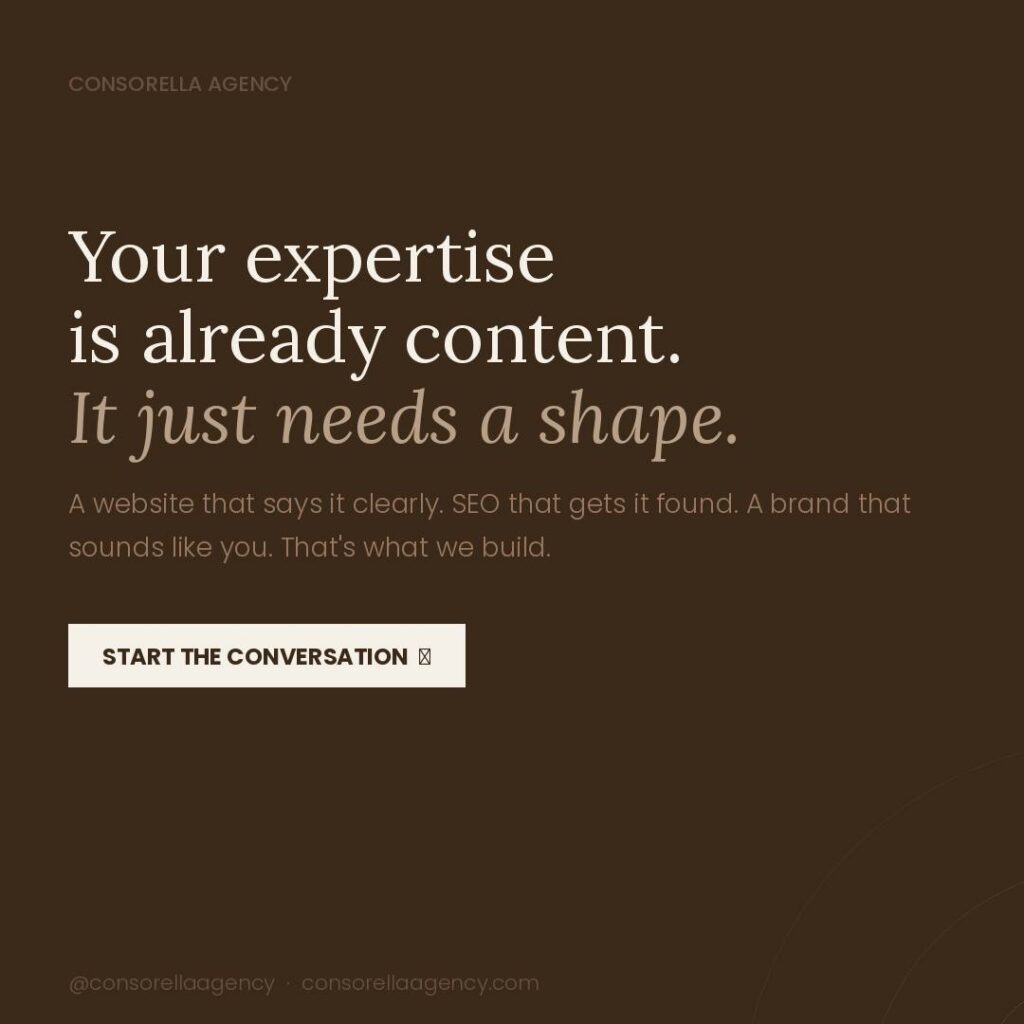 Instagram post from consorellaagency. This post is in position 4.
