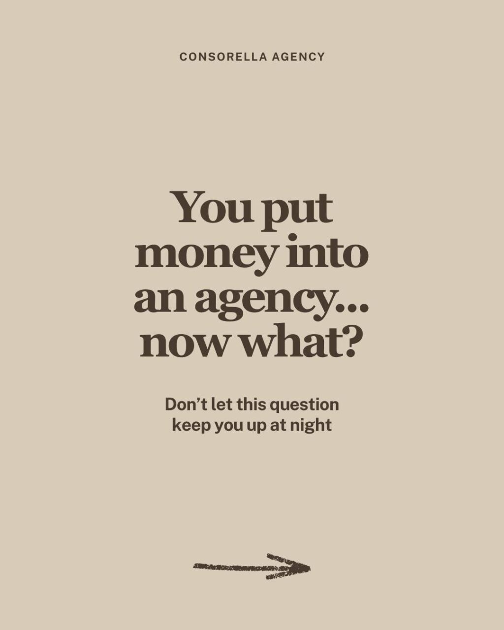 Instagram post from consorellaagency. This post is in position 2.