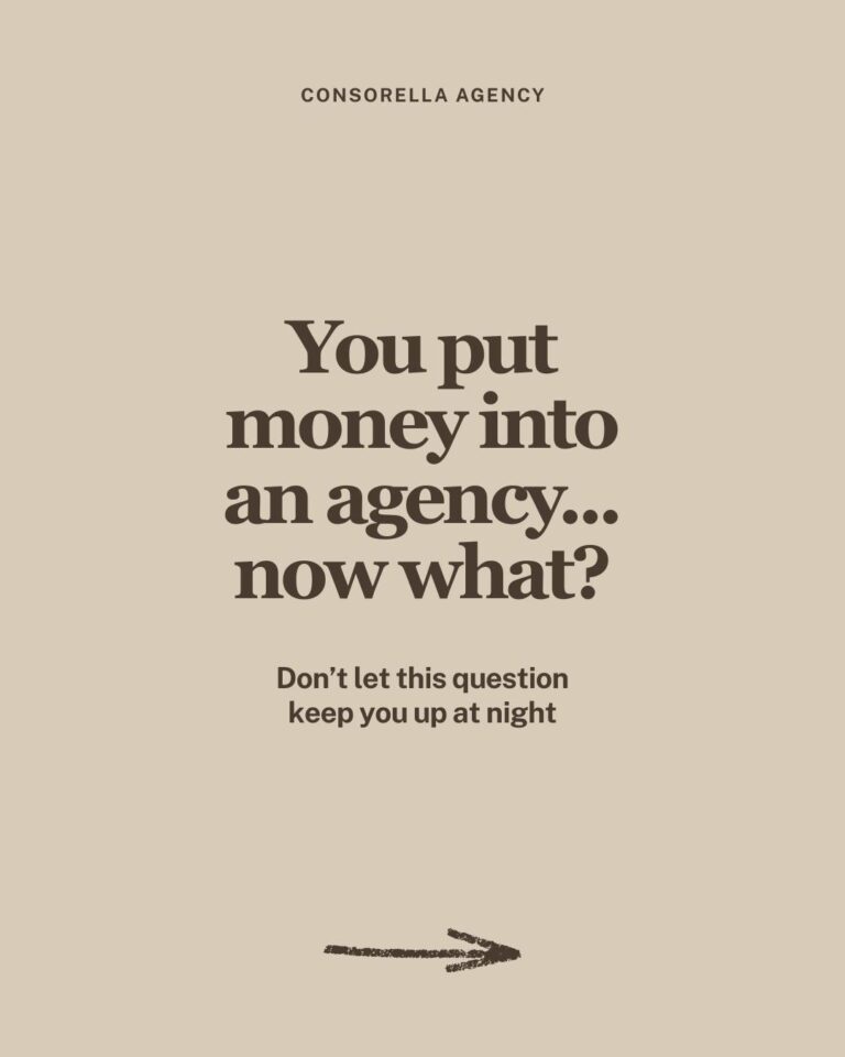 Instagram post from consorellaagency. This post is in position 3.