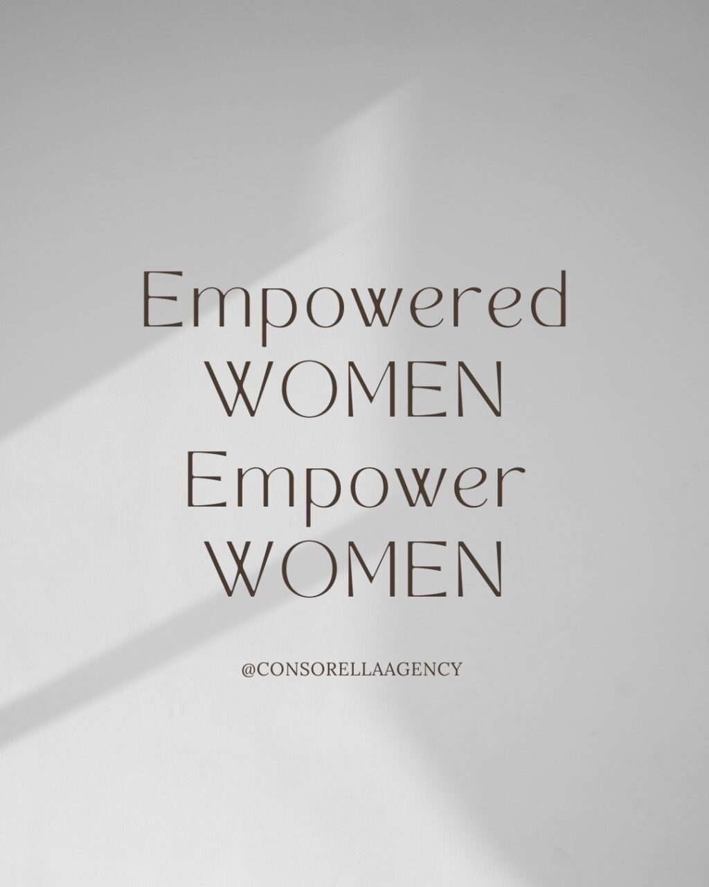 Instagram post from consorellaagency. This post is in position 1.